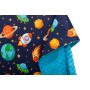 Bērnu pleds "Cosmos" 100x75cm jūras zils