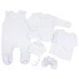 Bērnu komplektiņš no 5 daļam "Blank white" 