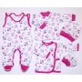 Bērnu komplektiņš no 5 daļam "Lady bug" rozā