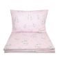  Gultas veļa komplekts šūpulim 80x70cm "Golden goose" rozā