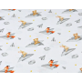 Bērnu palags ar gumiju  38x80 "Cotton story" - (Jūs varat izvēlēties krāsu)