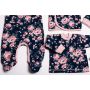 Bērnu komplektiņš no 5 daļam "Flora navy"