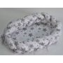 2 in 1 Mazuļa kokons ligzdiņa (+Bērnu Gultas Apmales) -  "Galaxy white "  balts