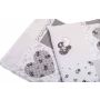 Bērnu gultas veļa šūpulim 80x70cm "White heart"