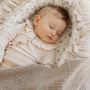 Adīts pleds "Merino" 90x75 cm light beige