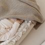 Adīts pleds "Merino" 90x75 cm light beige