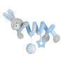 Mīksta rotaļlieta spirāle "Bunny" zils