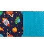 Bērnu pleds "Cosmos" 100x75cm jūras zils