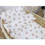 Muslīna komplekts bērniem "Dreaming bear" pleds un spilvens