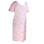 Kokvilnas naktskrekls grūtniecēm un barojošām "Gentle pink"