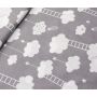 Bērnu palags ar gumiju  38x80 "Cotton story" - (Jūs varat izvēlēties krāsu)
