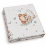 Bērnu palags ar gumiju  60x120 cm "Sweet bear white"