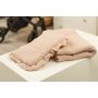 Muslīna komplekts bērniem "Luxury Soft" pleds un spilvens beige