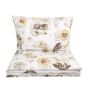  Gultas veļa komplekts šūpulim 80x70cm "Cosy clouds" bēšs