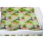Pārvalku komplekts 135x100 "Ananas" zaļš