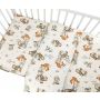 Gultas veļa bērniem 135x100 "Forest family beige" 