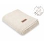 Adīts pleds "Merino" 90x75 cm light beige