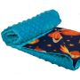 Bērnu pleds "Cosmos" 100x75cm jūras zils