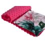 Bērnu pleds 100x75cm "Floral" rozā