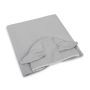 Bērnu vannas pončo no vafeļu kokvilnas ar kapuci un kabatu 70 × 60 cm GREY