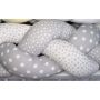 Bērnu Gultas Apmales 210 cm "Braided Bumper"