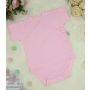 Bodijs ar īsām piedurknēm "One" BABY PINK