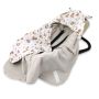 Autokrēsliņa guļammaiss  "Ducklings beige jersey" 0.5 TOG