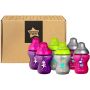 Mazuļa pudelītes "Tommee Tippee" ar knupīti 0m+ krāsains 260ml 6 gab.