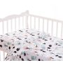 Bērnu gultas veļa 135x100 "Rudolf" balts