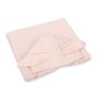 Bērnu vannas pončo no vafeļu kokvilnas ar kapuci un kabatu 70 × 60 cm PINK
