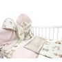 Komplekts jaundzimušajam no 6 daļām "Giraffee" dusty pink