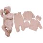 Bērnu komplektiņš no 5 daļam "Blank pale rose"