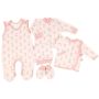 Bērnu komplektiņš no 5 daļam "Fox pink"