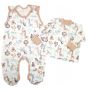 Bērnu komplektiņš no 2 daļam "Jungle beige"  