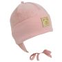 Zīdaiņu cepurīte "Velour" - Powder pink
