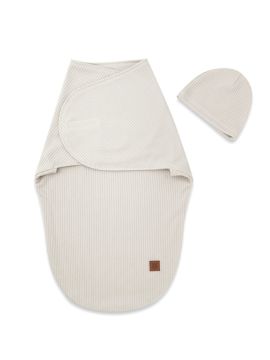 Autiņš - kokons jaundzimušajam Leo interlock soft beige