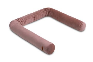 Bērnu Gultas Apmale 200 cm "Velvet pale ROSE" 