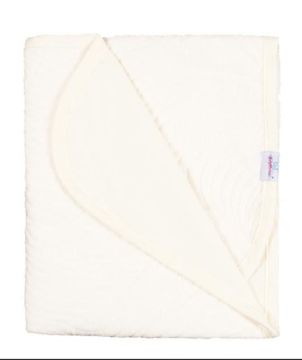 Medvilininis pledas kūdikiui "Soft touch" 100x75cm smėlio spalvos