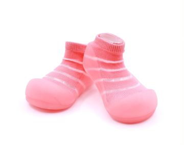 Mazuļu pirmās kurpes Attipas "See though" pink