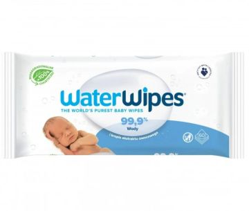 Drėgnos servetėlės kūdikiams Water Wipes 60 vnt.