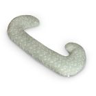 CebaBaby maitinimo pagalvė dżersej duo žalia gėlės W-885-000-826