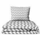 Ankras patalynė 2 d 135/100 40/60 zigzagai pilka