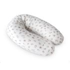 CebaBaby maitinimo pagalvė dżersej multi balta gėlės W-880-000-829