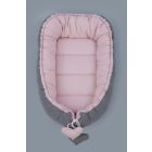 Tuttolina lizdelis naujagimiui Cocoon, Wafel, pilkas-rožinis