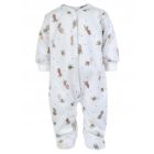 Zīdaiņu kokvilnas rāpulītis ar piedurknēm  "Ananas" 