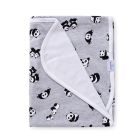 Bambusa Divpusējs pleds "Panda" 100x75cm  