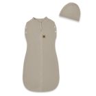 Vystyklas kokonas kūdikiui Teddy interlock super soft pilkas 