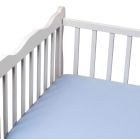 Paklodė su guma 120x60 "Golden goose pink"- medvilninė