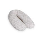 CebaBaby maitinimo pagalvė dżersej multi lapeliai rudi W-880-000-746