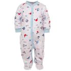 Zīdaiņu kokvilnas rāpulītis ar piedurknēm "Crabs iceberg" 